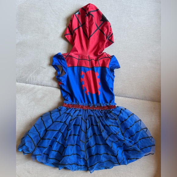 Marvel Spider-Man Girls Cosplay Dress Size 4T spider girl Halloween costume - Picture 2 of 4